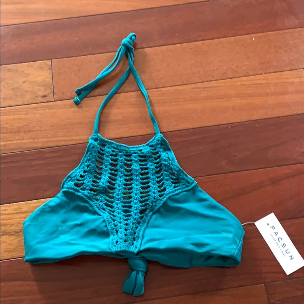 Dark Green Pacsun bikini top